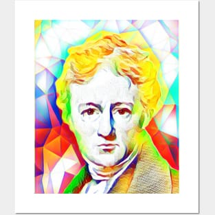 Charles Lamb Colourful Portrait | Charles Lamb Artwork 11 Posters and Art